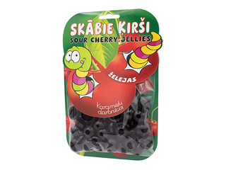 Želejas konfektes Karameļu darbnīca, Skābie ķirši, 160g