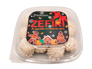 Zefīri Karameļu darbnīca ar piparkūku un mandarīnu garšu, 200g