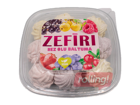 Zefīri Karameļu darbnīca, Asorti Vegan, 200g