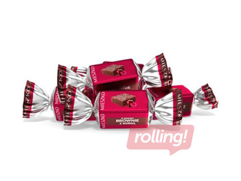 Konfektes Mieszko ar braunija un ķiršu garšu, 1kg