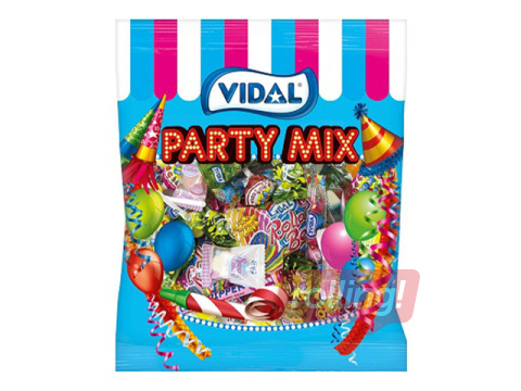 Konfektes Vidal, Party Mix, košļājamās, 150g