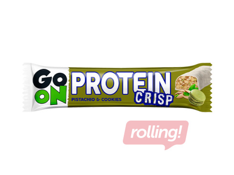Batoniņš Sante, Go On, Protein Crisp ar pistācijām, 45g