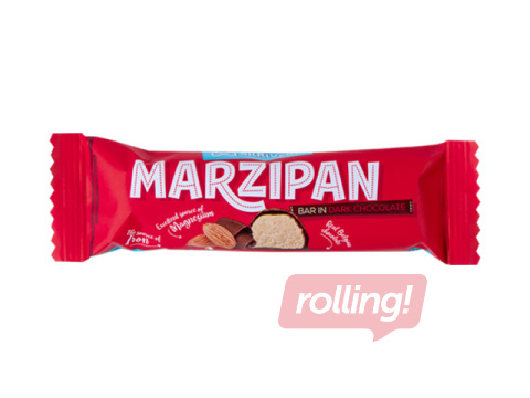 Batoniņš Skrīveru Saldumi, marcipāna, tumšajā šokolādē, 40g