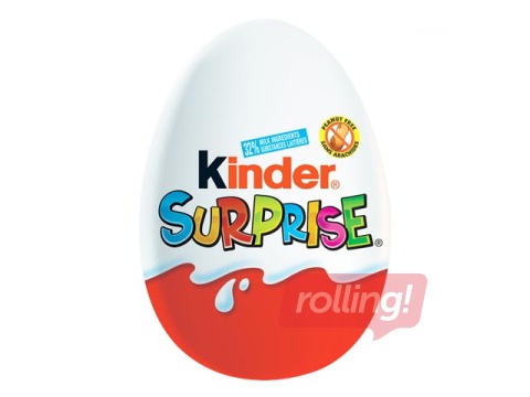 Šokolādes olas Kinder Surprise, 20g x 36 gab.