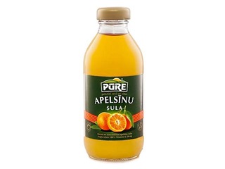 Sula apelsīnu Pūre, 330 ml