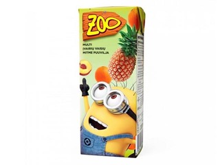 Zoo Minion, multiaugļu sulas dzēriens, 0.2L 