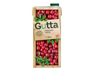 Клюквенный напиток Gutta, 1 л