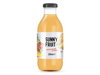 Multiaugļu sula Sunny Fruit, 300 ml