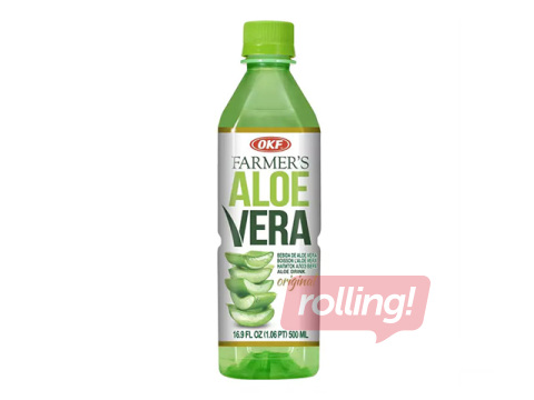 Dzēriens OKF, Aloe Vera ar balto vīnogu sulu, 500ml (Taras depozīts iekļauts cenā)