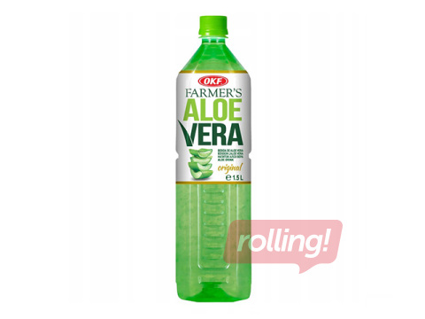 Dzēriens OKF, Aloe Vera ar balto vīnogu sulu, 1.5l (Taras depozīts iekļauts cenā)