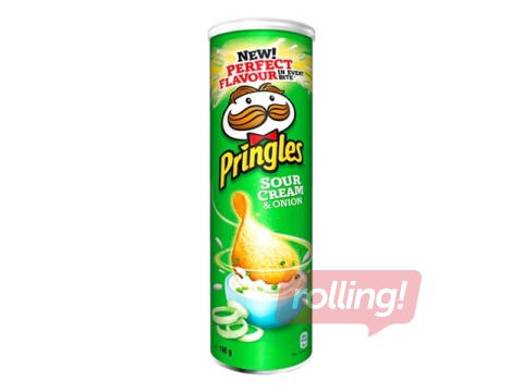 Čipsi Pringles ar krējumu un sīpoliem, 165g