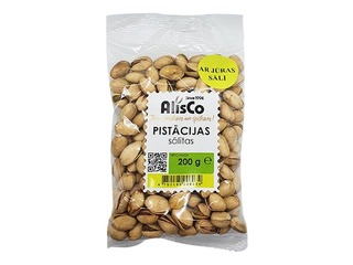 Grauzdētas, sālītas pistācijas AlisCo, 200g