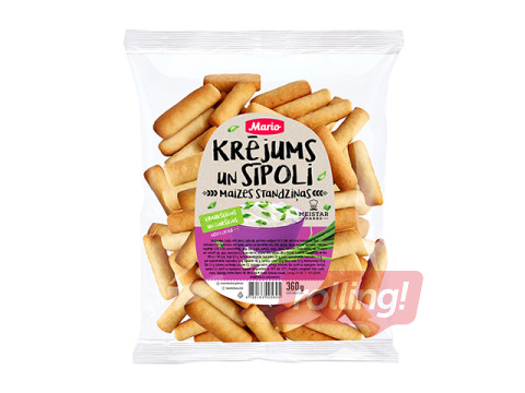 Maizes standziņas, Mario, ar sīpoliem un krējumu, 360g