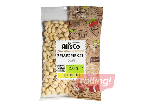 Rieksti zemesrieksti lobīti 200g, AlisCo