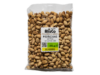 Pistācijas grauzdētas, sāļītas, 500g, AlisCo