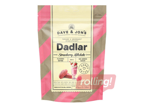 Dateles Dave & Jon’s, Strawberry Milkshake, 125g