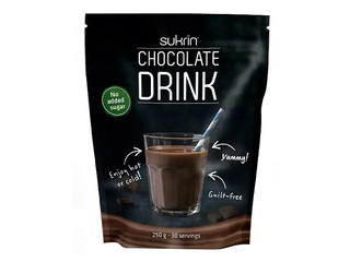 Šokolādes dzēriens Sukrin, ar stēviju, 250g