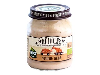 Biezenis ar vistas gaļu Rūdolfs BIO, no 6 menešiem, 120g (Minimālais pasūtījums 6 gab.)