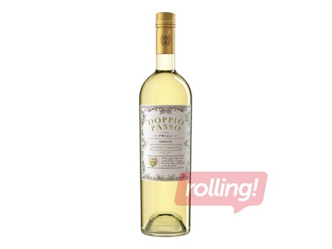 Baltvīns Doppio Passo Pinot Grigio DOC, 12.5%, 0.75l