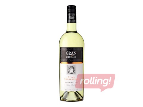 Baltvīns Gran Castillo Viura Chardonnay, 11.5%, 0.75l