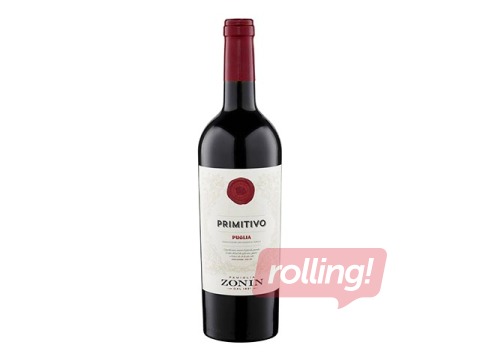 Sarkanvīns Zonin Classic Primitivo Puglia, 13.5%, 0.75L