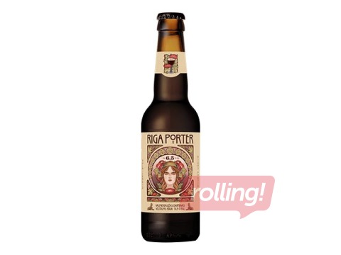 Alus Valmiermuižas Rīgas Porteris, 6.5%, 0.33L (Taras depozīts iekļauts cenā)