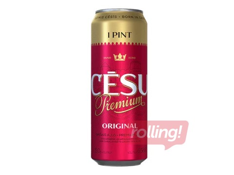 Alus Cēsu premium orginal, 5%, 0.568L