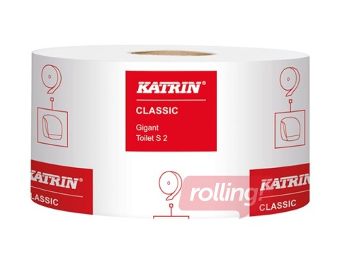 Tualetes papīrs Katrin Classic Gigant S2, 12 ruļļi, 2 slāņi, balts