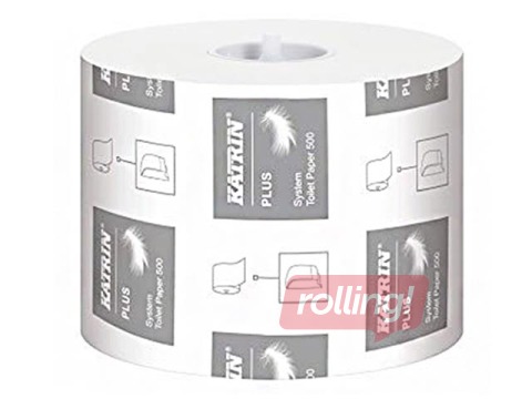 Tualetes papīrs Katrin Plus System Toilet, 36 ruļļi, 2 slāņi, balts
