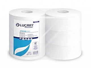 Tualetes papīrs Lucart Strong 360, 6 ruļļi, 2 slāņi, balts