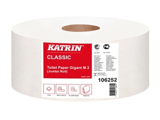 Tualetes papīrs ruļļos Katrin Classic Gigant M2, 2-slāņu, 6 ruļļi/ iepakojumā