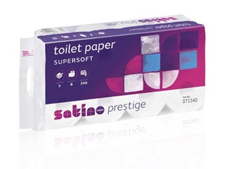Tualetes papīrs Wepa Satino Prestige, 3 slāņi, 64 ruļļi 