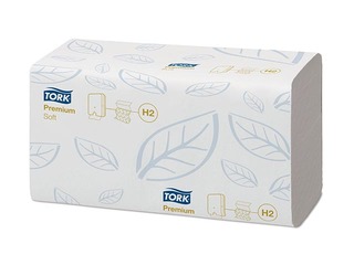Papīra dvieļi Tork Premium Soft H2, 21 pac., 2 slāņi, balti