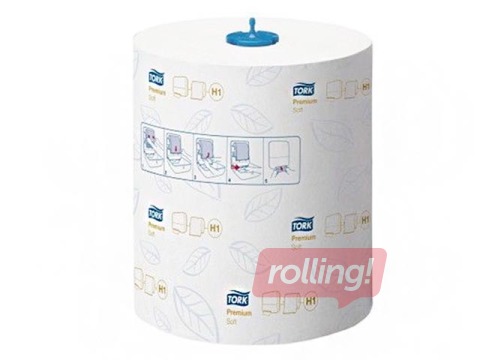 Papīra dvieļi Tork Premium Soft H1, 6 ruļļi, 2 slāņi, balti