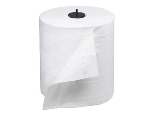Papīra dvieļi Clean, 6 ruļļi, 2 slāņi, balti