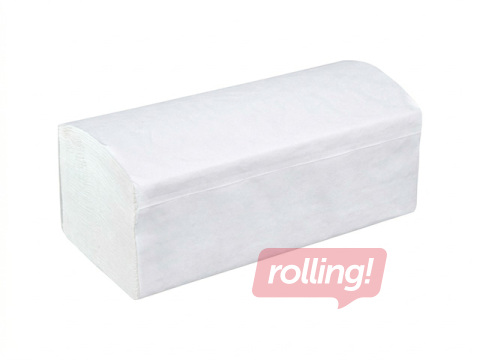 Papīra dvieļi Cleanline, V Fold, 2 slāņi, 150 loksnes, 20 paciņas
