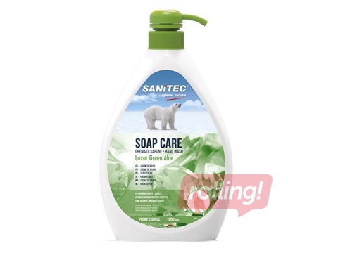 Šķidrās krēmziepes Sanitec Luxor Green Aloe, 1l