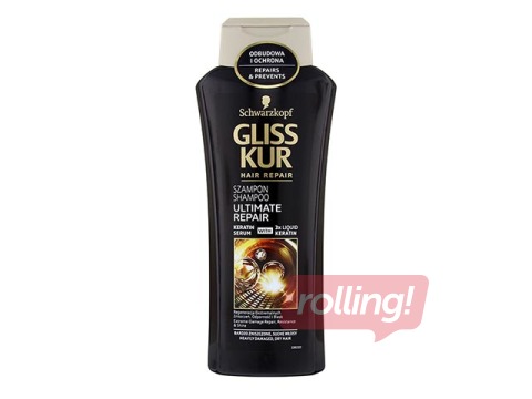 Matu šampūns Gliss Kur Ultimate Repair,  400 ml