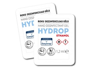 Roku dezinfekcijas gēls - Hydrop Ethanol 30 x 1,2ml 