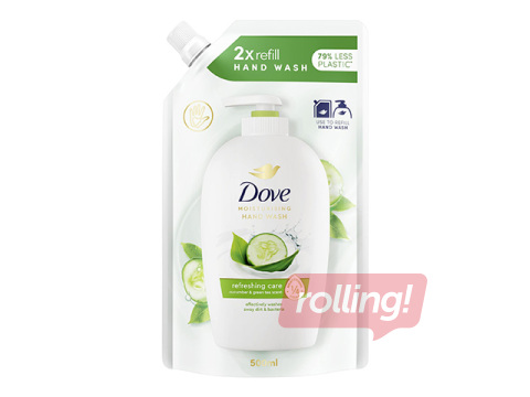 Šķidrās ziepes Dove Fresh, rezerve, 500ml