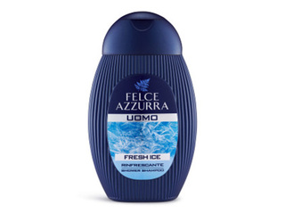Dušas želeja un šampūns vīriešiem  Felce Azzurra Fresh Ice, 250ml