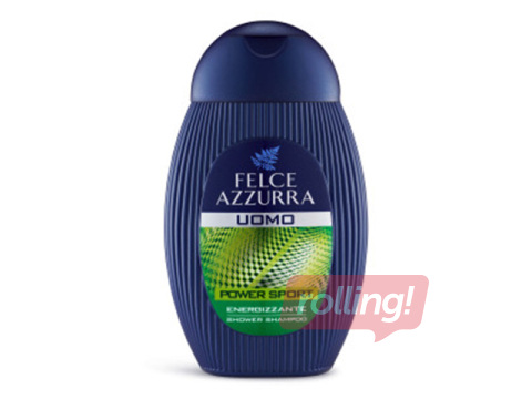 Dušas želeja un šampūns vīriešiem  Felce Azzurra Power Sport, 250ml