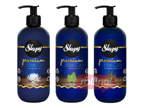 Šķidrās ziepes Sleepy, Premium Blue Care Series, 500ml