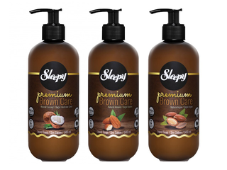 Šķidrās ziepes Sleepy, Premium Brown Care Series, 500ml