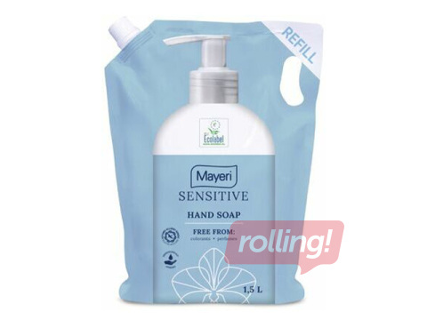 Šķidrās ziepes Mayeri Sensitive, uzpilde, 1.5l