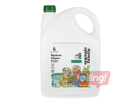 Šķidrās ziepes Purenn Sensitive ar alvejas un kliņģerītes ekstraktiem, 5l