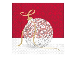 Salvetes, 33 x 33 cm, 20 gab., 3 slāņi, Ziemassvētku dizains