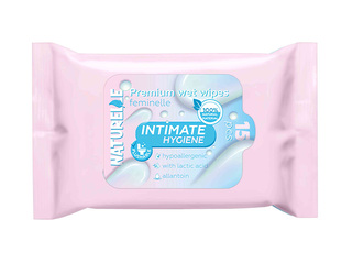 Mitrās salvetes intīmai higiēnai, Naturelle, ar pienskābi, 15 gab