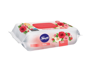 Mitrās salvetes Sleepy, Roze, 120 gab.