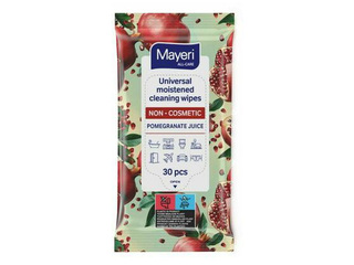 Mitrās salvetes Mayeri, All-Care, Pomegranate Juice, universālās, 30 gab.